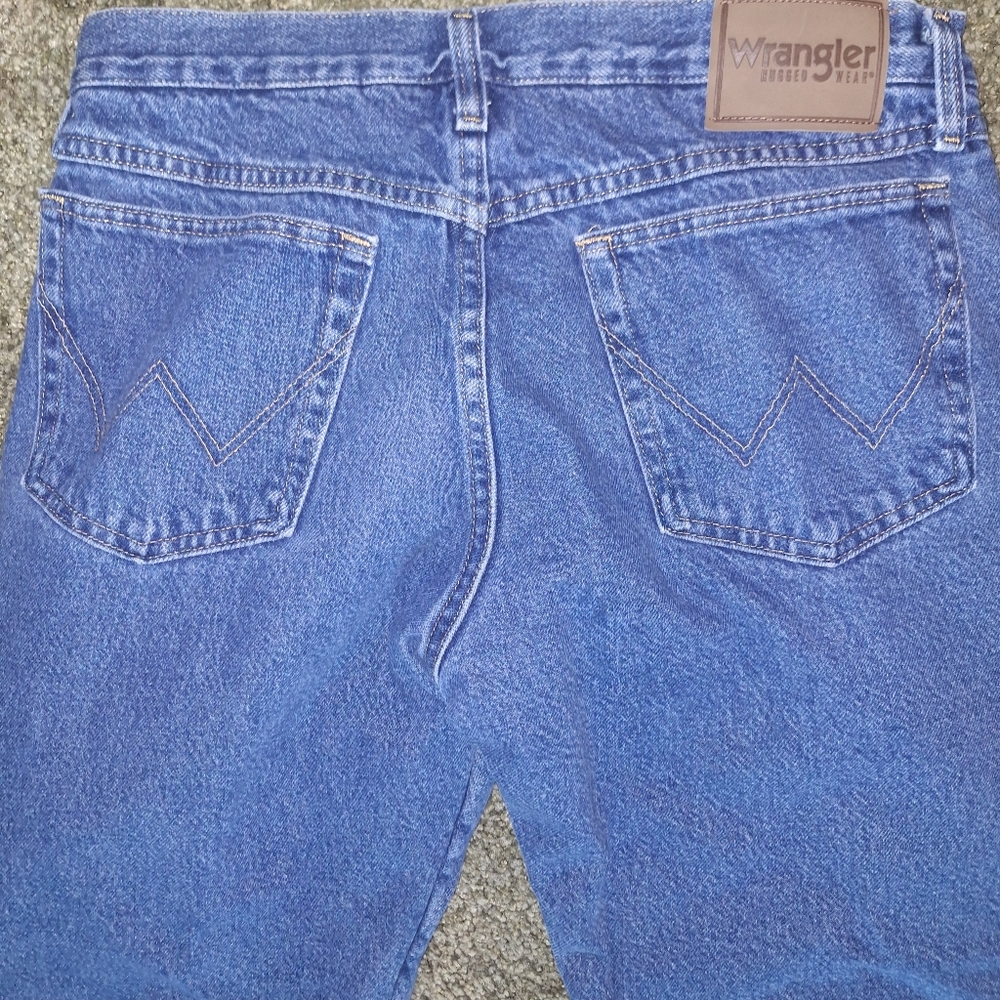 Wrangler Rugged Fleece Lined Jeans 32x30 Workwear - Picture 7 of 10